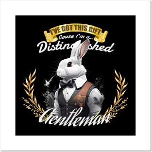 The Distinguished Rabbit Gentleman Posters and Art